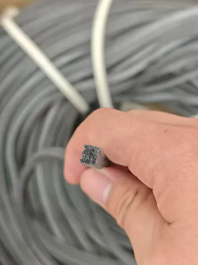 Square Solid Silicone Strip