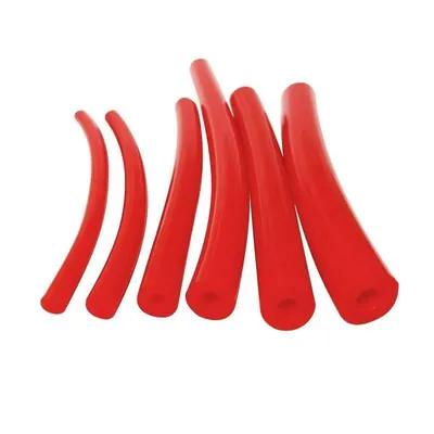 Red Round Solid Silicone Strip