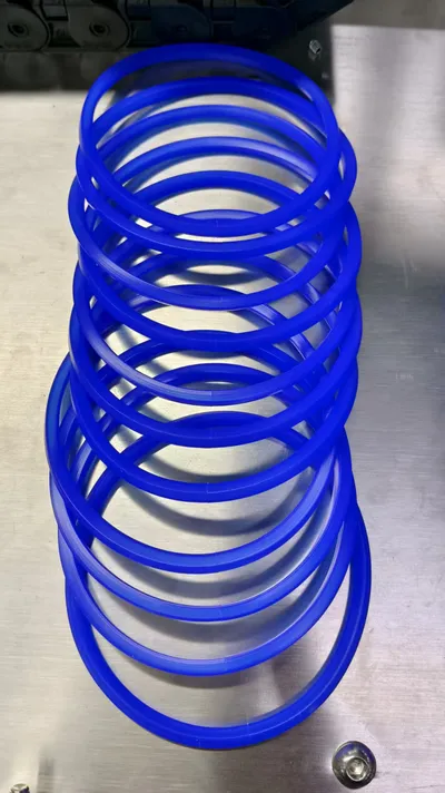 Blue High-Wear Silicone O-Ring